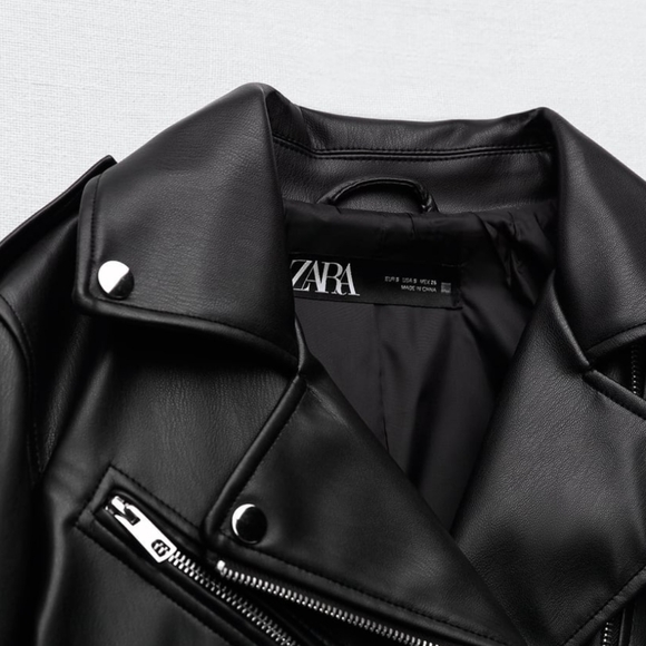 ZARA Faux leather jacket π π β¨οΈ πNew with tags π π - Picture 4 of 9